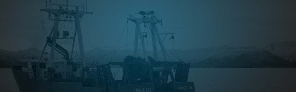 Still of a fishing boat docked on the water. Flavorlab Sound provided audio post for Arby's.