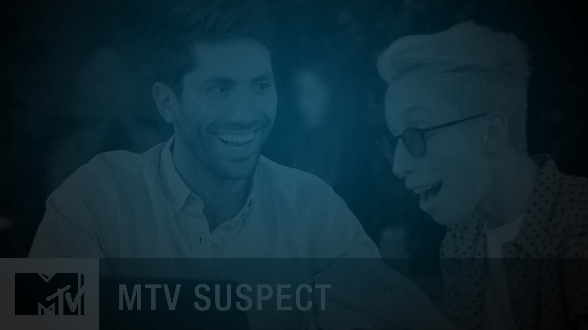 Still of Nev Schulman and iO Tillet Wright on MTV's Suspect. Producer's Toolbox provided music licensing for the series.