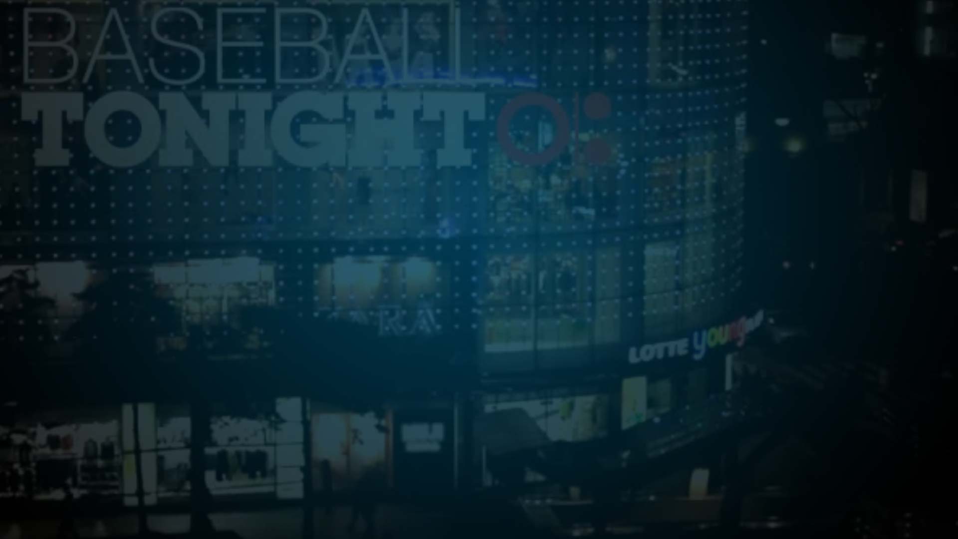 Still from MLB Korea's broadcast of Baseball Tonight. Flavorlab Score provided original music for the season.