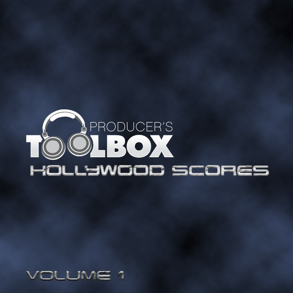 Cover art for Producer's Toolbox album Hollywood Scores Volume 01, featuring classical trailer music.