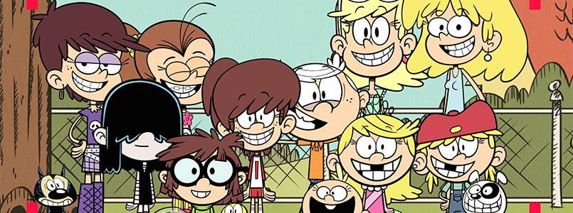 All the characters in animated Nickelodeon show, Loud House