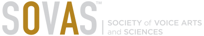 Logo for the Society of Voice Arts and Sciences (SOVAS)